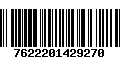 Código de Barras 7622201429270