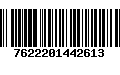 Código de Barras 7622201442613