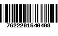 Código de Barras 7622201640408