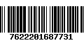 Código de Barras 7622201687731