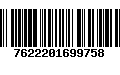 Código de Barras 7622201699758