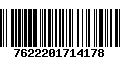 Código de Barras 7622201714178