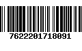 Código de Barras 7622201718091