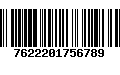 Código de Barras 7622201756789