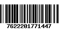 Código de Barras 7622201771447