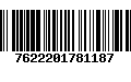 Código de Barras 7622201781187