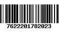 Código de Barras 7622201782023