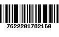 Código de Barras 7622201782160