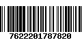 Código de Barras 7622201787820