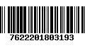 Código de Barras 7622201803193