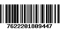 Código de Barras 7622201809447