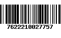 Código de Barras 7622210027757