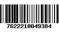 Código de Barras 7622210049384