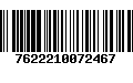 Código de Barras 7622210072467