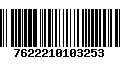 Código de Barras 7622210103253