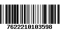 Código de Barras 7622210103598