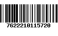 Código de Barras 7622210115720