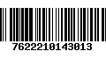 Código de Barras 7622210143013