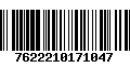 Código de Barras 7622210171047