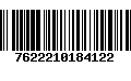 Código de Barras 7622210184122