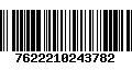 Código de Barras 7622210243782