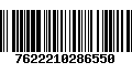 Código de Barras 7622210286550