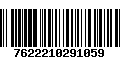 Código de Barras 7622210291059