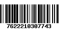 Código de Barras 7622210307743