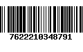 Código de Barras 7622210348791