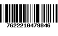 Código de Barras 7622210479846