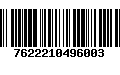 Código de Barras 7622210496003