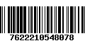 Código de Barras 7622210548078