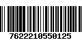 Código de Barras 7622210550125