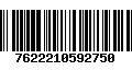 Código de Barras 7622210592750