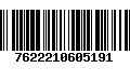 Código de Barras 7622210605191