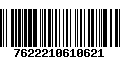 Código de Barras 7622210610621