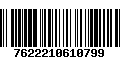 Código de Barras 7622210610799