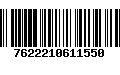 Código de Barras 7622210611550