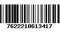 Código de Barras 7622210613417