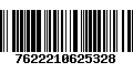 Código de Barras 7622210625328