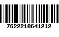 Código de Barras 7622210641212