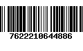 Código de Barras 7622210644886