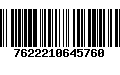 Código de Barras 7622210645760