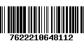 Código de Barras 7622210648112