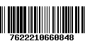 Código de Barras 7622210660848