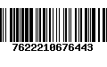 Código de Barras 7622210676443