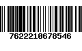 Código de Barras 7622210678546