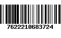 Código de Barras 7622210683724