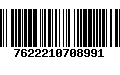 Código de Barras 7622210708991