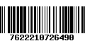 Código de Barras 7622210726490